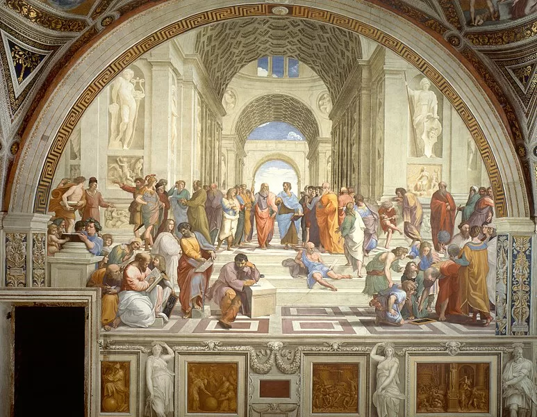 The School Of Athens By Raffaello Sanzio Da Urbino 1