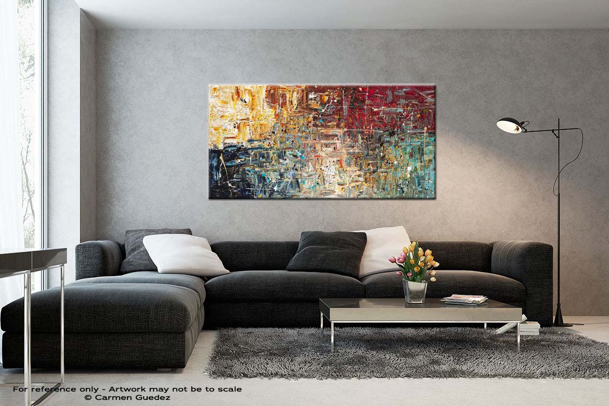 Always With You Black And White Wall Abstract Art Painting Id70