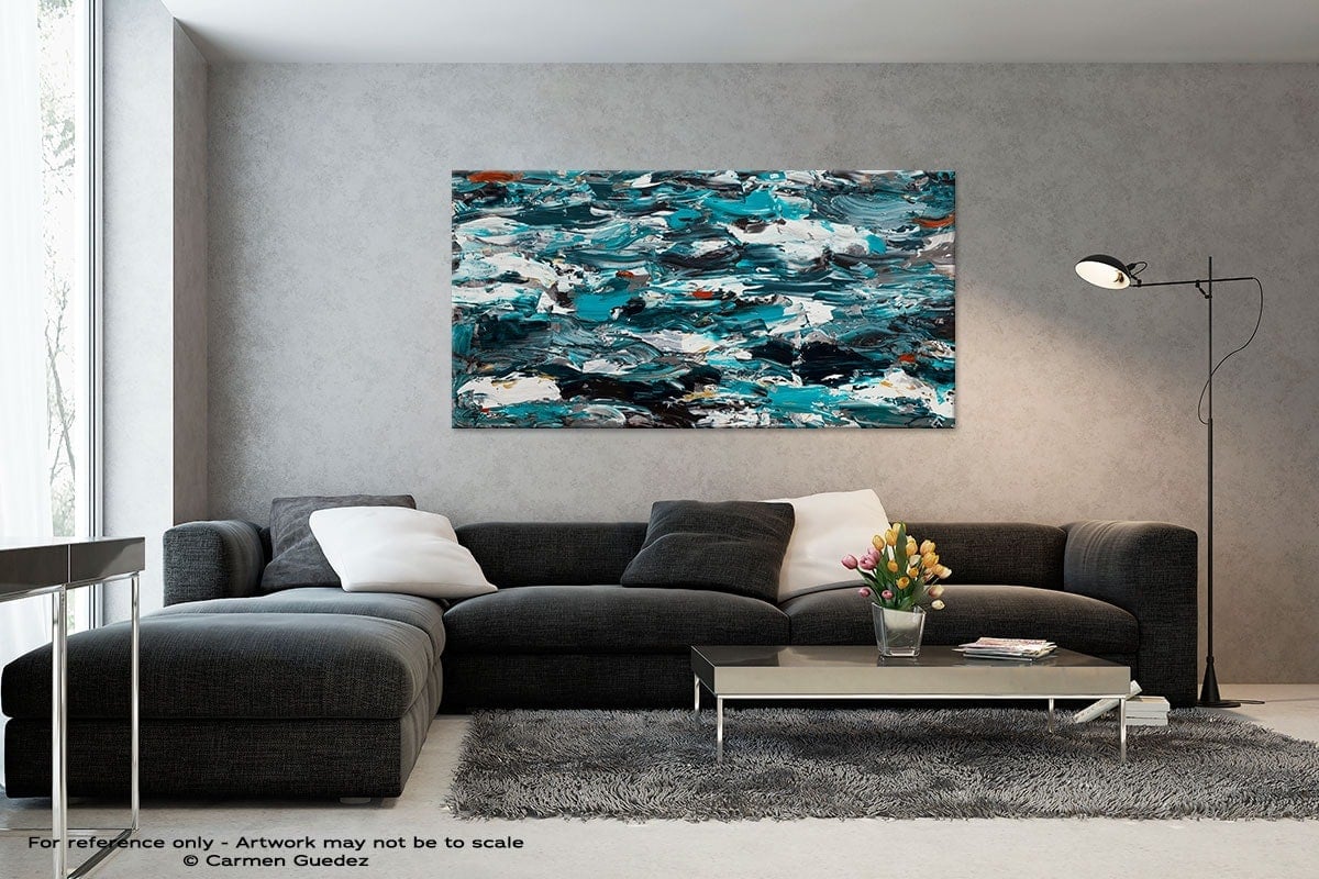Black And White Abstract Art Living Room Id2 Aquamarine Adventure