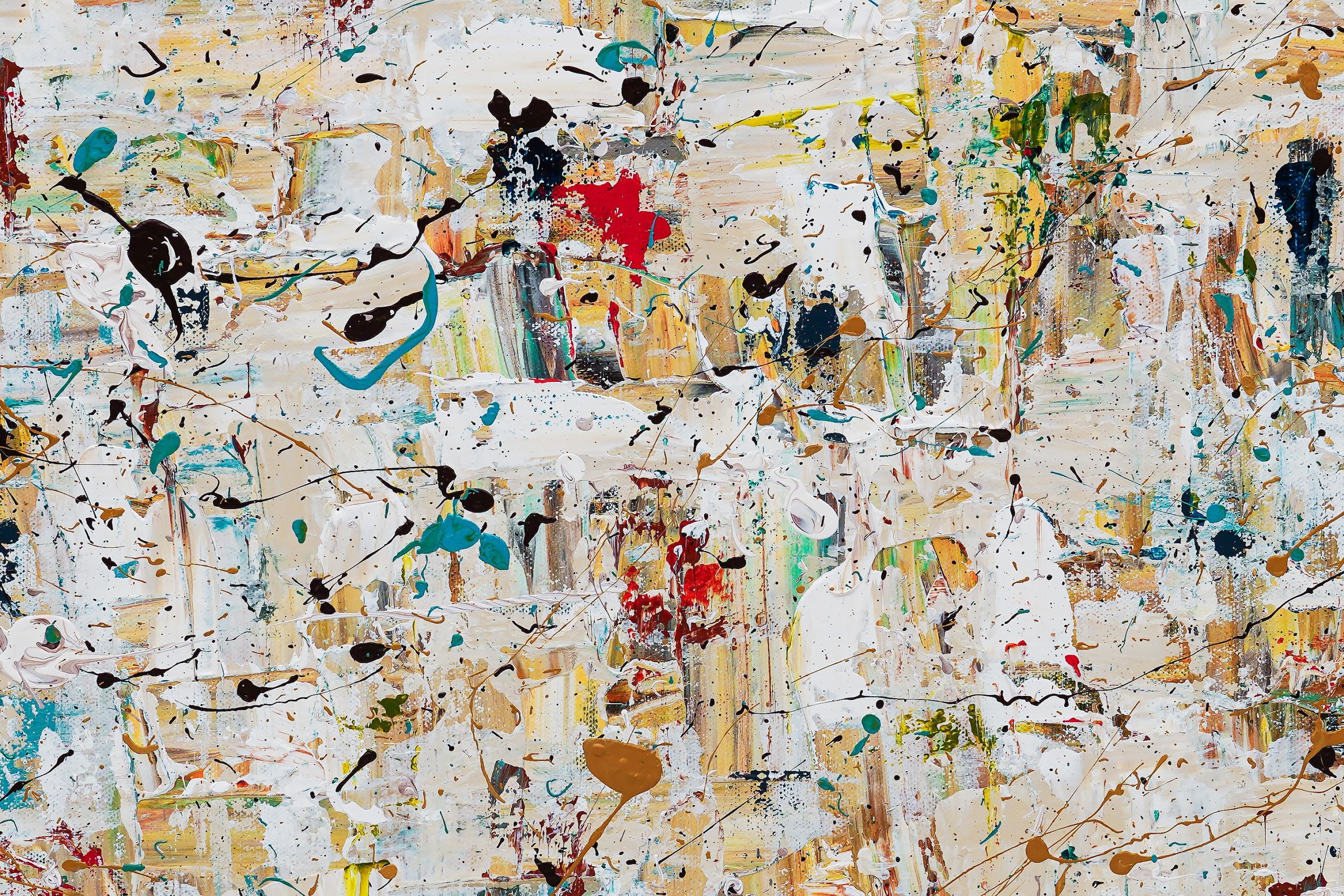 Catching Dreams Abstract Art Painting Close Up Catching Dreams Abstract Art Painting Close Up