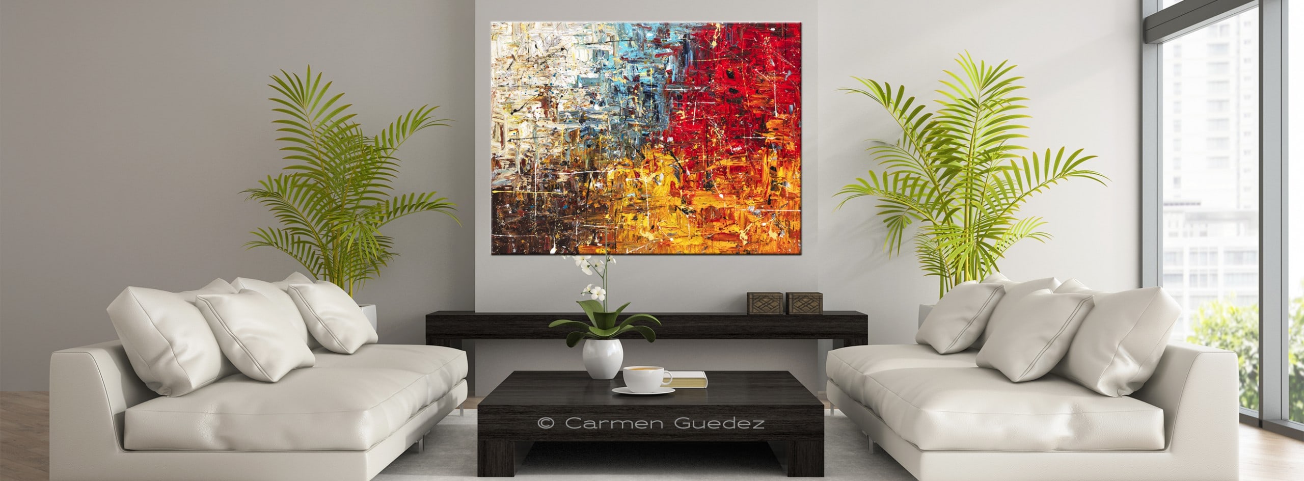 Colorful Abstract Art Painting