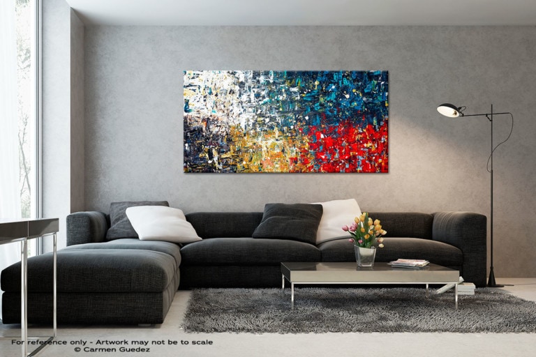 Copacabana – Textured Abstract Art Painting