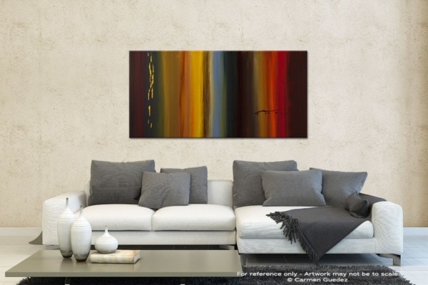 Dripping Gold – Modern Abstract Art Painting