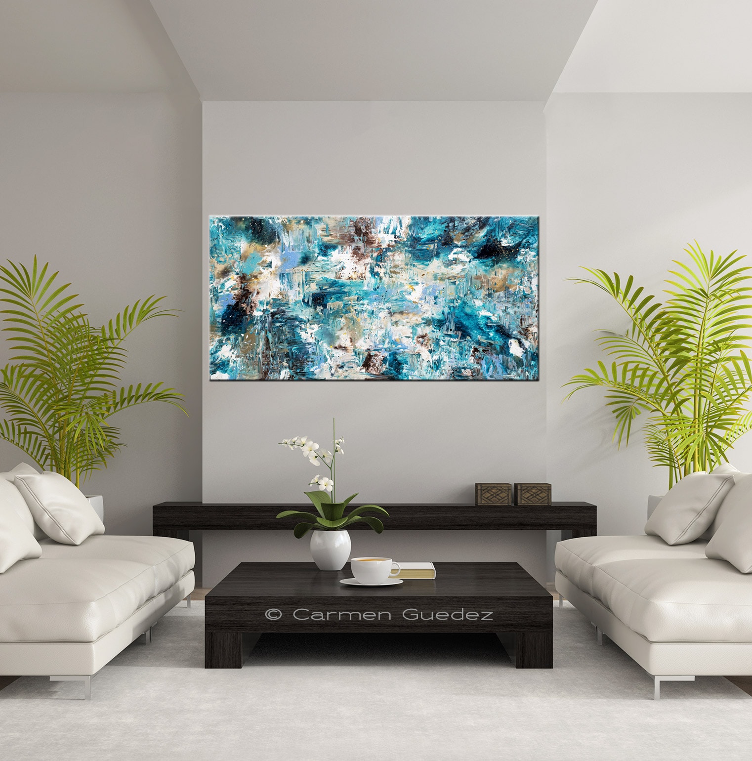 Abstract Art Large Abstract Painting For Sale By Carmen Guedez