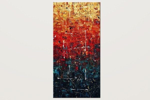 Fortune - Colorful Abstract Canvas Painting