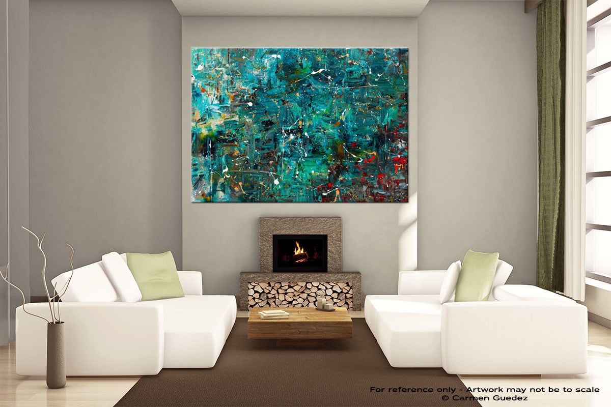 Go For It Extra Large Wall Abstract Painting Id22