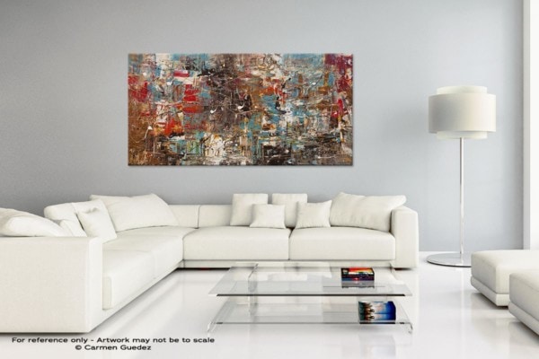 Large Abstract Art for Sale Can't Stop | Modern Abstract Wall Art ...