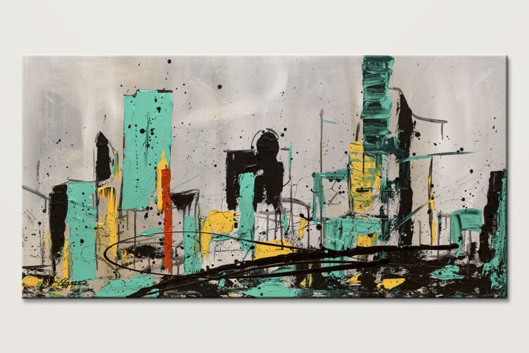 Back Home Abstract Other Abstract Art Hashtag City – Modern Cityscape ...