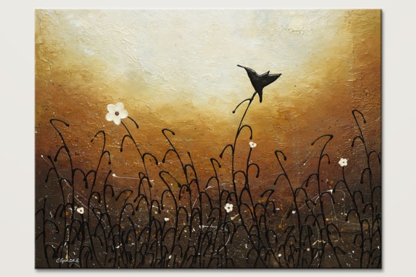 Humming Along Hummingbird Art Painting Id80