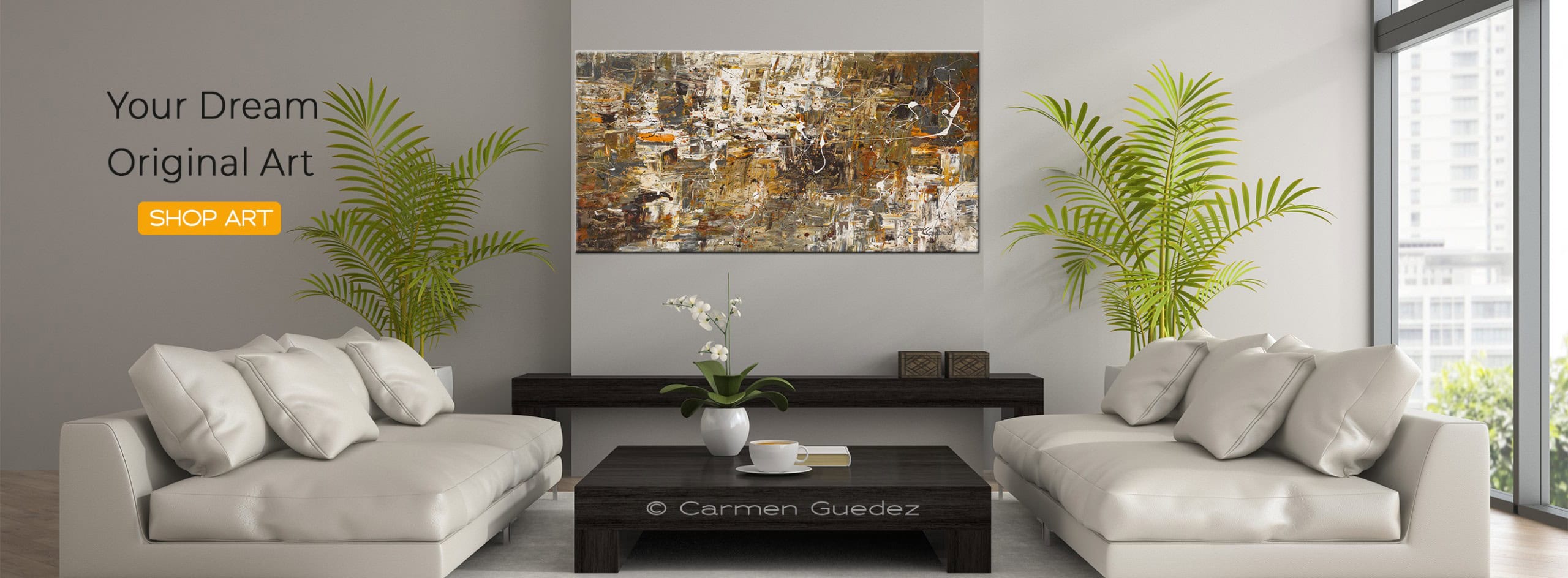 Above and Beyond - Large Abstract Painting
