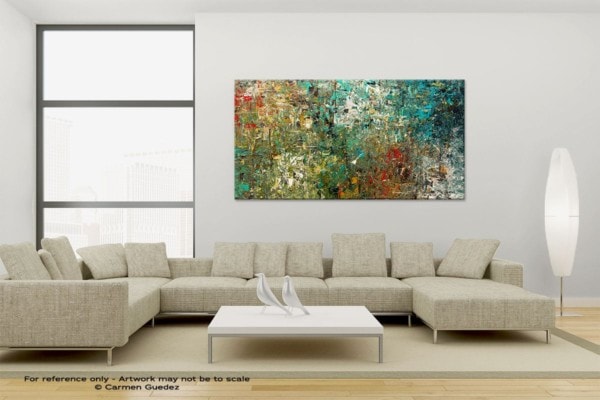 Large Canvas Abstract Painting Id6 Discovery