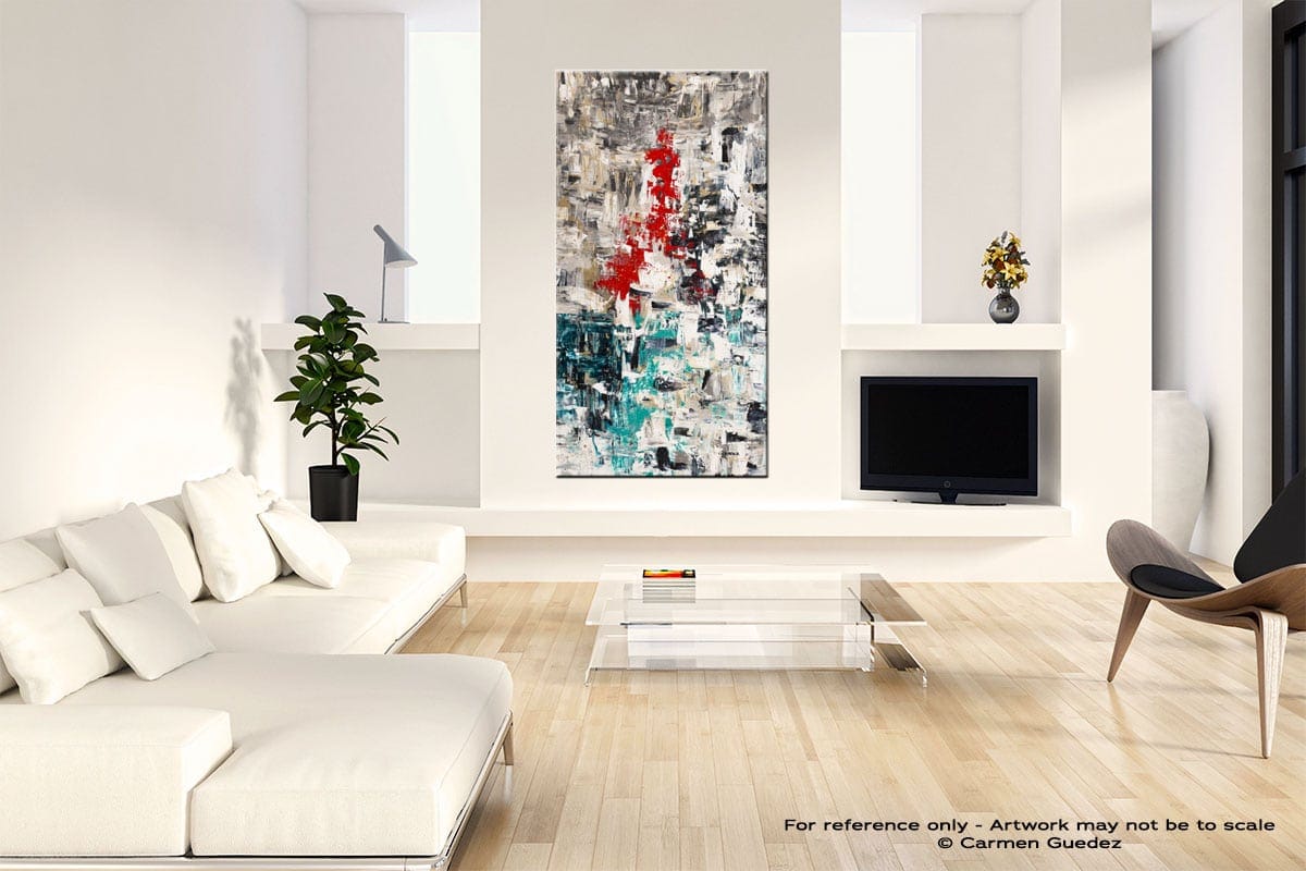 Le Paris Neutral Wall Art Abstract Painting Id14