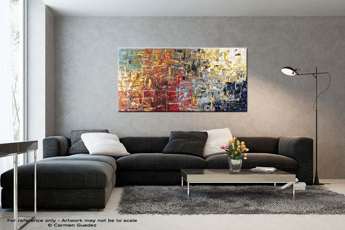 Live Out Loud Black And White Wall Abstract Art Painting Id70