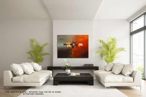 Mindful Large Modern Abstract Art Painting Id49