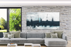 Blue Harbour – Oversized Abstract Wall Art