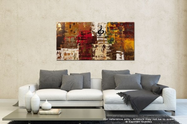 Music World Tour – Abstract Art Painting