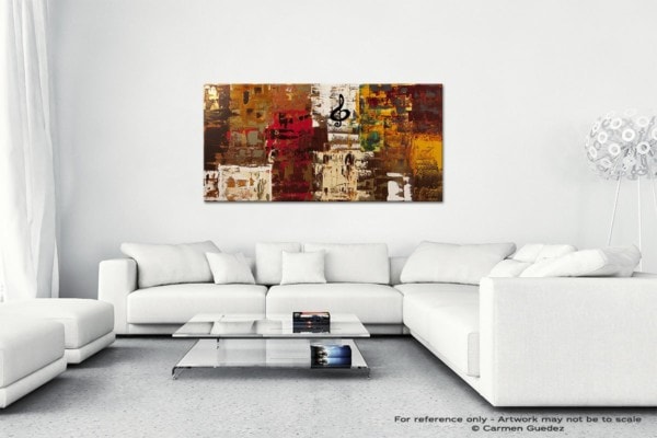 Music World Tour – Abstract Art Painting