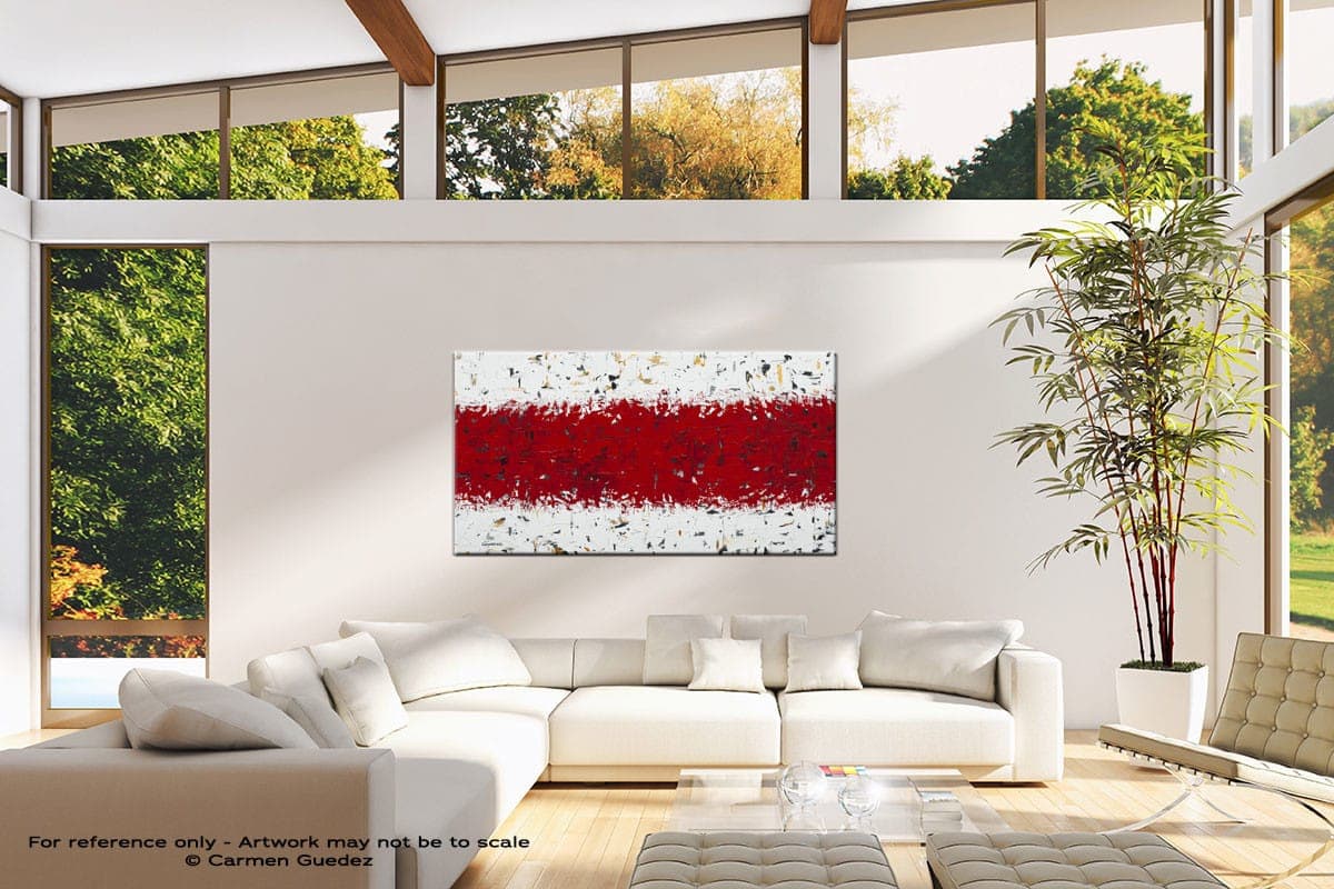 Red Hot Chilli Peppers Oversized Contemporary Abstract Wall Art Id10