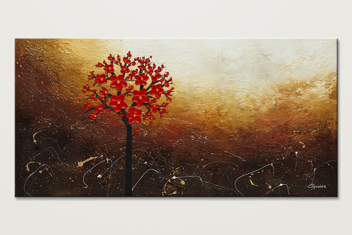 Season Of Love Flower Abstract Painting Id80