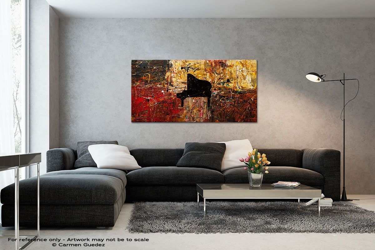 The Grand Finale Black And White Wall Abstract Art Painting Id70