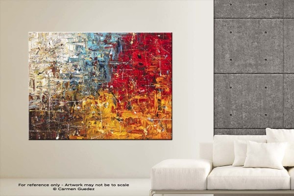 Thisisit – Colorful Abstract Art Canvas Painting