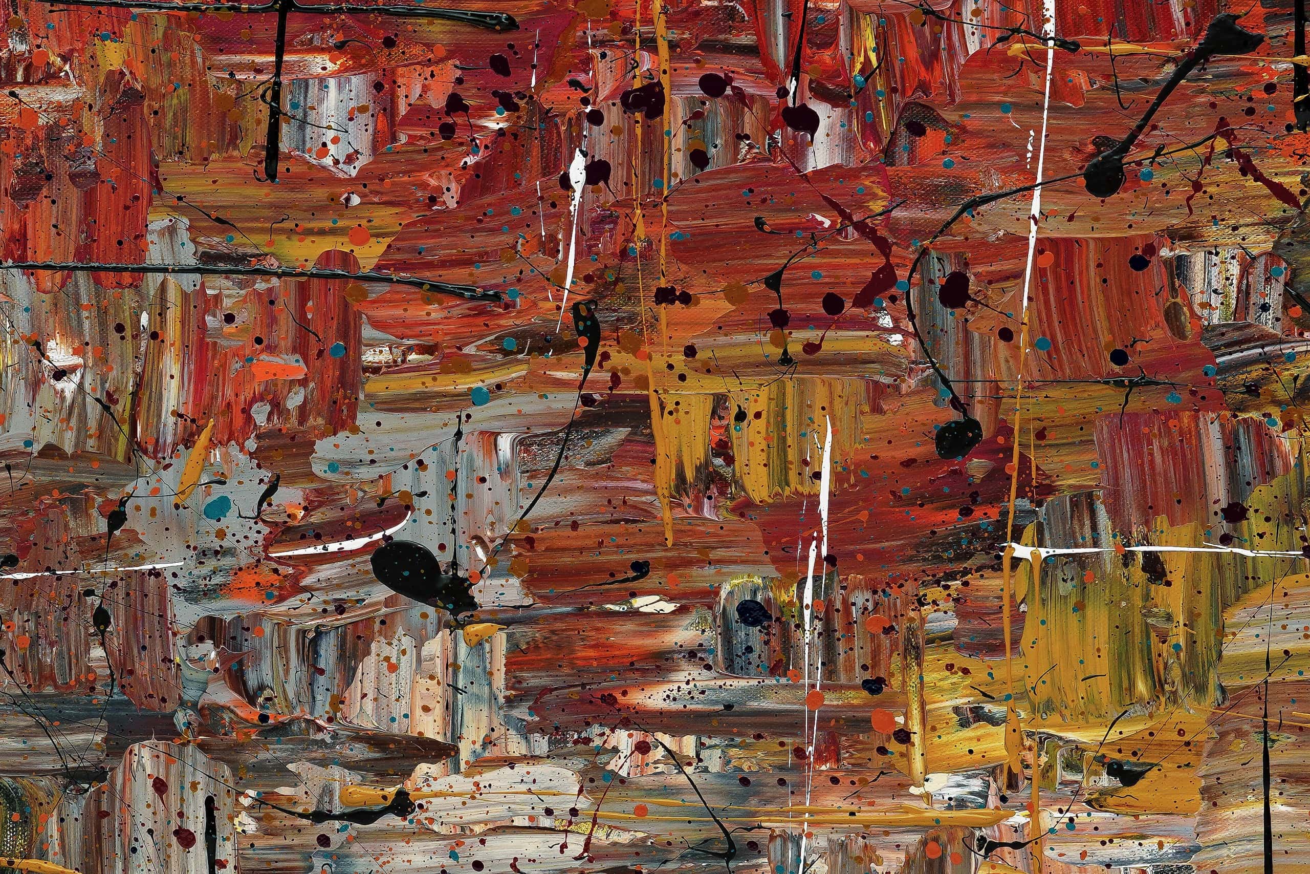 Traditions Abstract Art Painting Close Up Traditions Abstract Art Painting Close Up